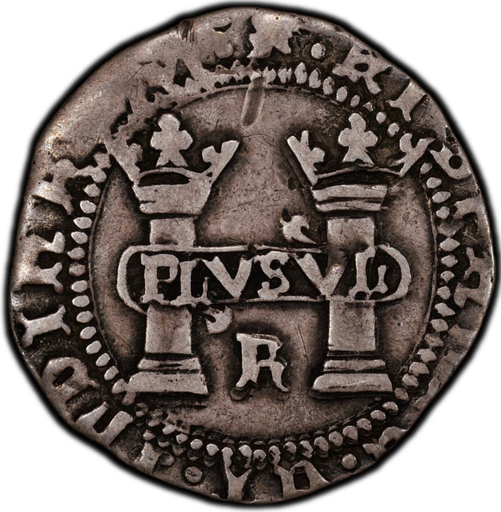 The-First-1-Real-Coin-Struck-In-The-New-World---1536-1538-1R-1-Real-M-M-PCGS-VF25